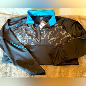 Under Armour XL Running Reflective Chest 1/4 Light Weight Sweater